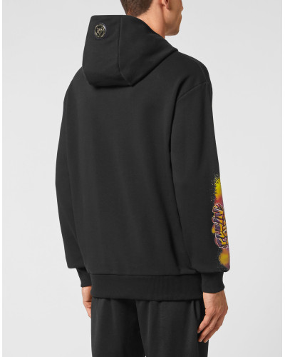 Hoodie sweatshirt Graffiti Tiger