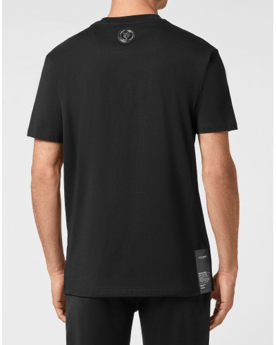 T-shirt Round Neck Stencil Tiger Street Fighter