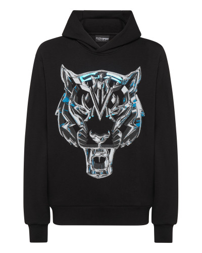 Hoodie Sweatshirt Chrome Tiger