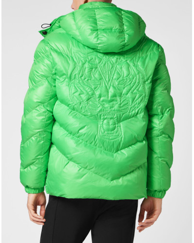 Nylon Puffer Jacket Tiger