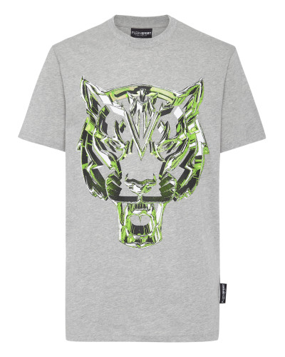 T-shirt Round Neck SS Chrome Tiger