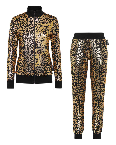 Jogging Tracksuit: Top/Trousers Leopard