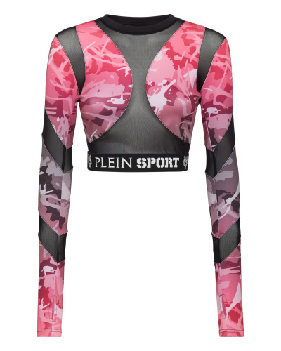 Jogging Crop Top LS Camouflage