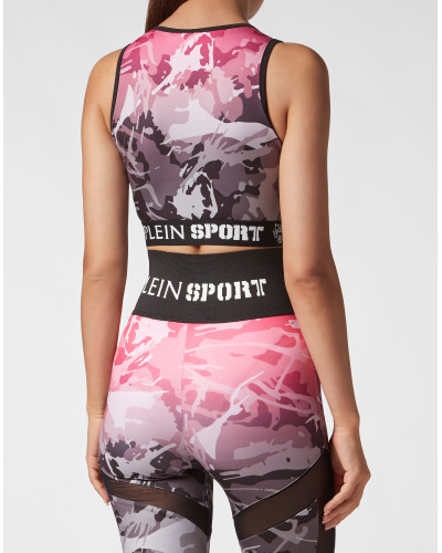 Jogging Crop Top Camouflage