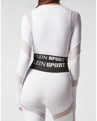 Jogging Cropped Top LS Multicut