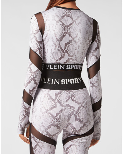 Jogging Cropped Top LS Pitone