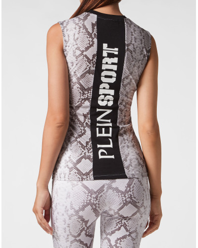 Sleeveless T-Shirt Sexy Pure Fit Pitone