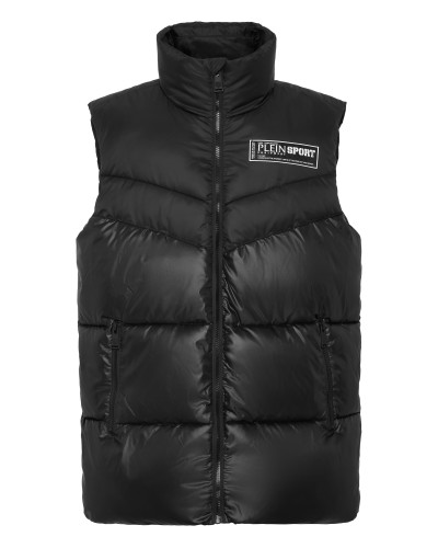 Nylon Puffered Vest Jacket