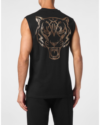Sleeveless T-shirt Round Neck SS Tiger