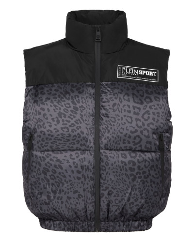 Padded Vest Leopard