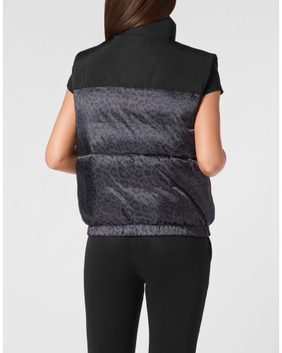 Padded Vest Leopard