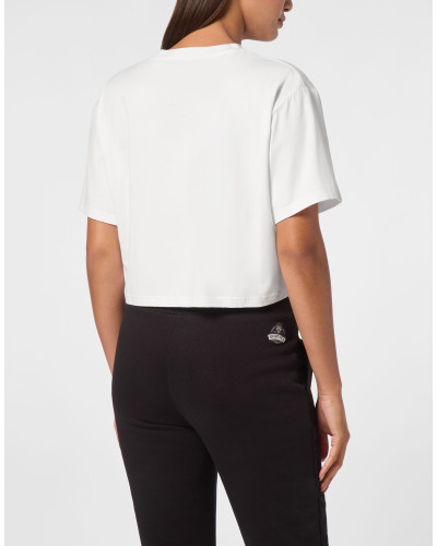 Cropped T-shirt Round Neck SS