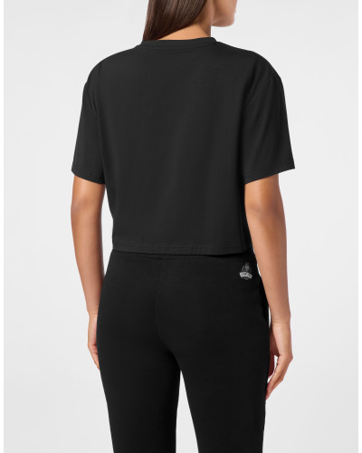 Cropped T-shirt Round Neck SS