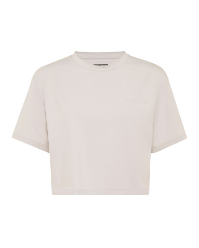 Cropped T-shirt Round Neck SS