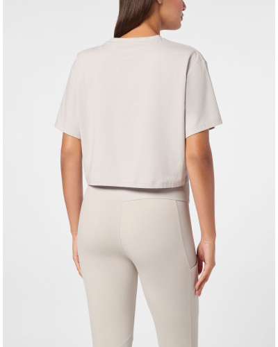 Cropped T-shirt Round Neck SS