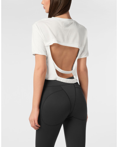 Cropped T-shirt Round Neck SS