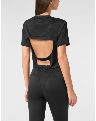 Cropped T-shirt Round Neck SS