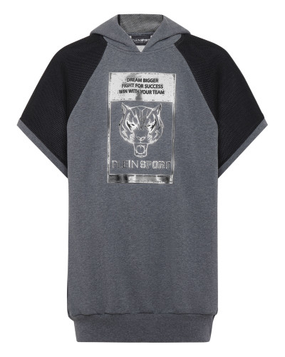 Sleeveless Hoodie Tiger