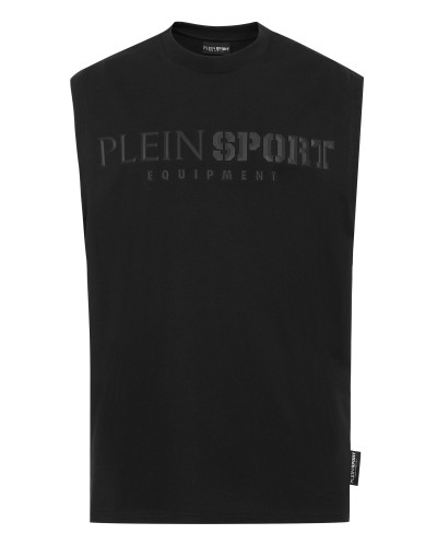 T-shirt Round Neck Sleeveless Statement