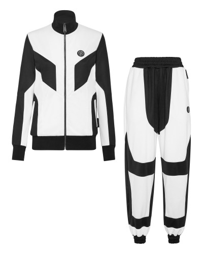 Jogging Set: Zip-up Jacket + pants Statement