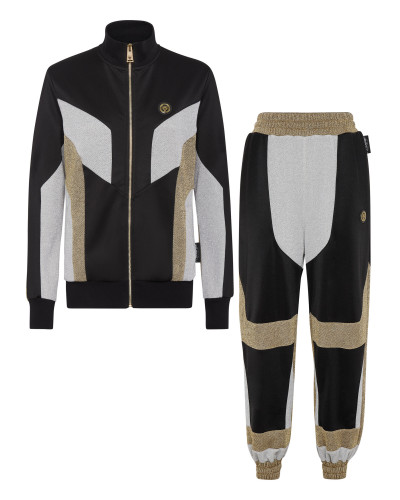 Jogging Set: Zip-up Jacket + pants Statement