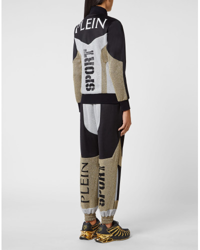 Jogging Set: Zip-up Jacket + pants Statement