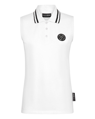 Sleeveless Polo Statement