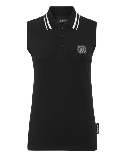 Sleeveless Polo Statement