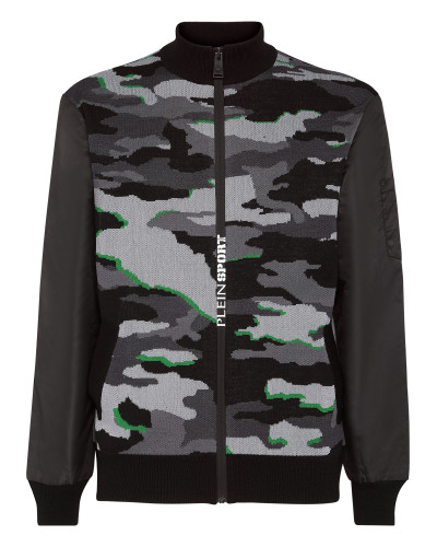 Knit Padded Jacket Neon Amazon Edition (Camouflage)