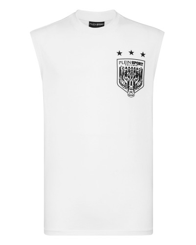 Sleeveless T-Shirt Round Neck Tiger Crest Edition