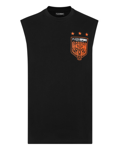 Sleeveless T-Shirt Round Neck Tiger Crest Edition