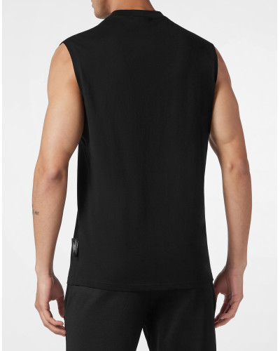 Sleeveless T-Shirt Round Neck Tiger Crest Edition