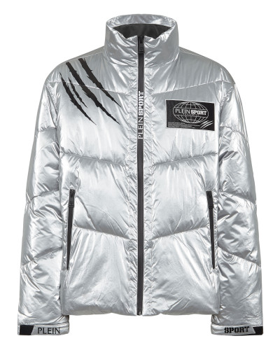 Nylon Crease Puffer Jacket