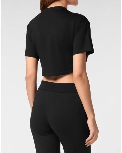 Crop T-shirt Round Neck SS