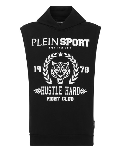 Sleeveless Hoodie sweatshirt Tiger