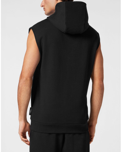 Sleeveless Hoodie sweatshirt Tiger