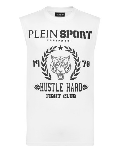 Sleeveless T-shirt Round Neck