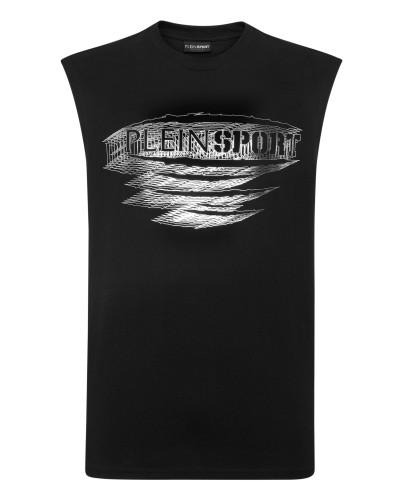 Sleeveless T-shirt Round Neck