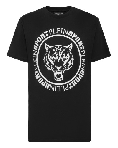 T-shirt Round Neck Carbon Tiger