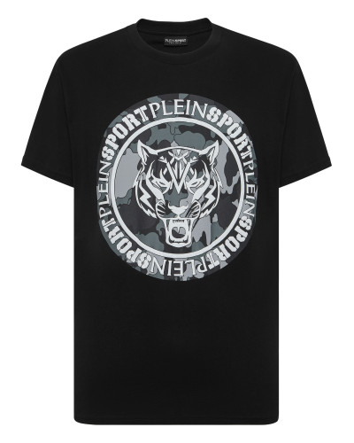 T-shirt Round Neck Carbon Tiger