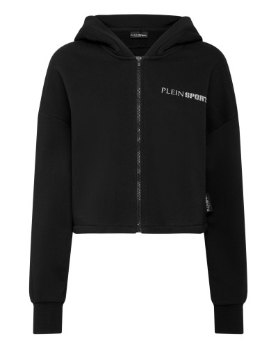 Cropped Hoodie Sweatjacket Scratch