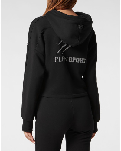 Cropped Hoodie Sweatjacket Scratch