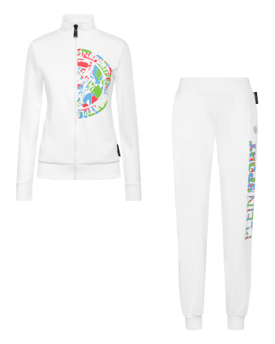 Triacetate Jogging Tracksuit: Top/Trousers Carbon Tiger