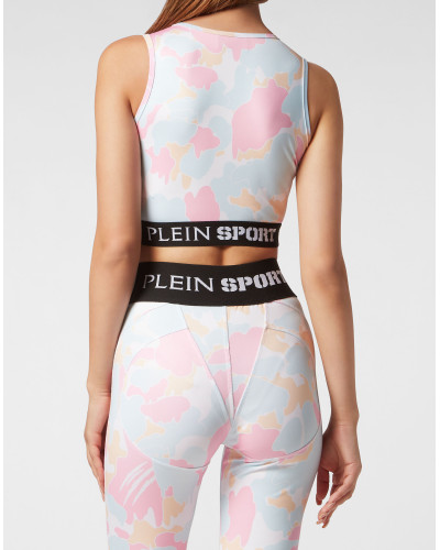 Jogging Cropped Top Camouflage