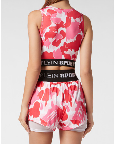 Jogging Cropped Top Camouflage