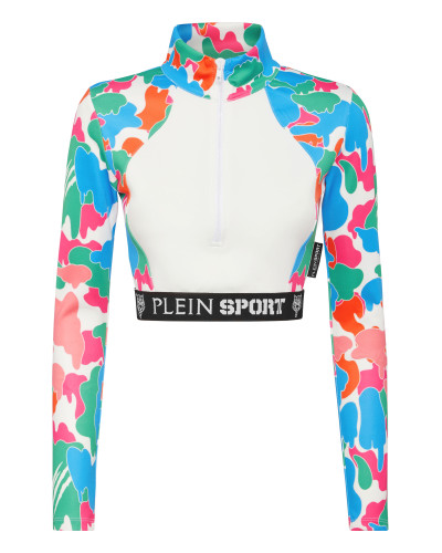 Cropped Jogging Top LS Camouflage