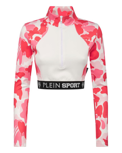 Cropped Jogging Top LS Camouflage