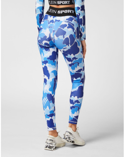 Jogging Push Up Cutting Leggings Camouflage