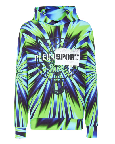 Tie-Dye Hoodie Sweatshirt Tiger