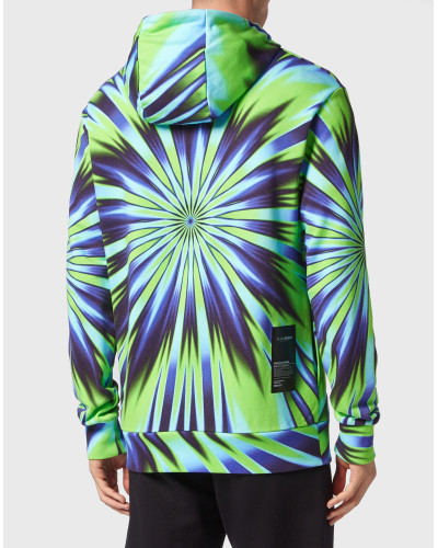 Tie-Dye Hoodie Sweatshirt Tiger